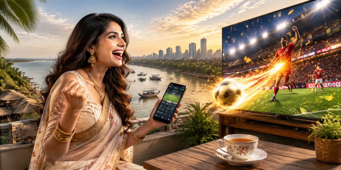 সুন্দরবন অঞ্চলের একজন ব্যবহারকারী মোবাইলে ak 11 লটারি খেলছেন